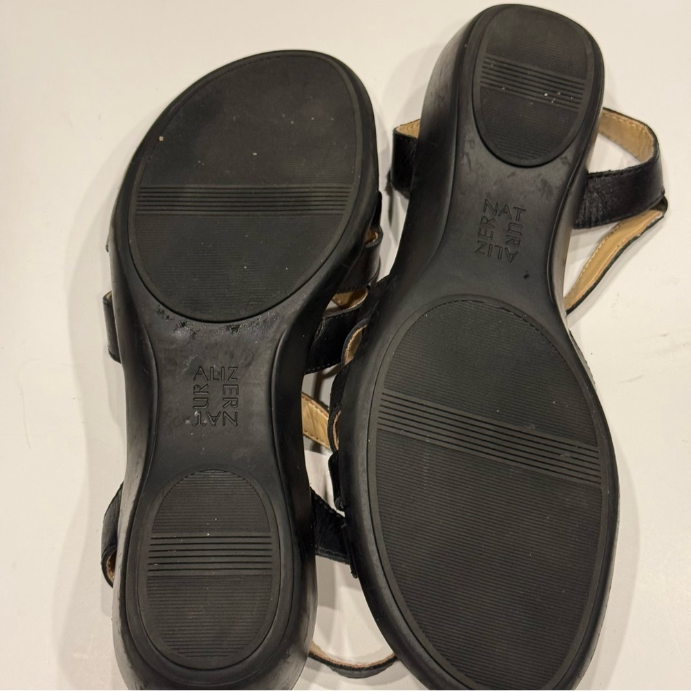 Naturalizer Black Strappy Sandals - Picture 7 of 7